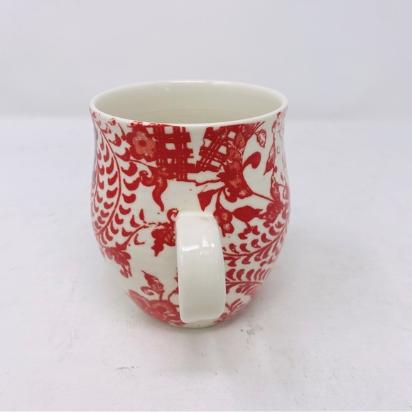 Anthropologie Homegrown Monogram Floral F Mug 14oz - Picture 4 of 6